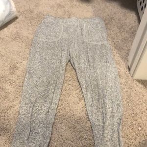 grey sweatpants